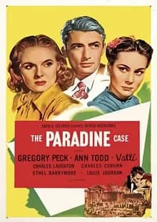 パラダイン夫人の恋 映画ポスター