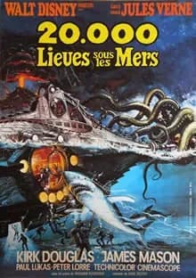 海底二万哩 映画ポスター