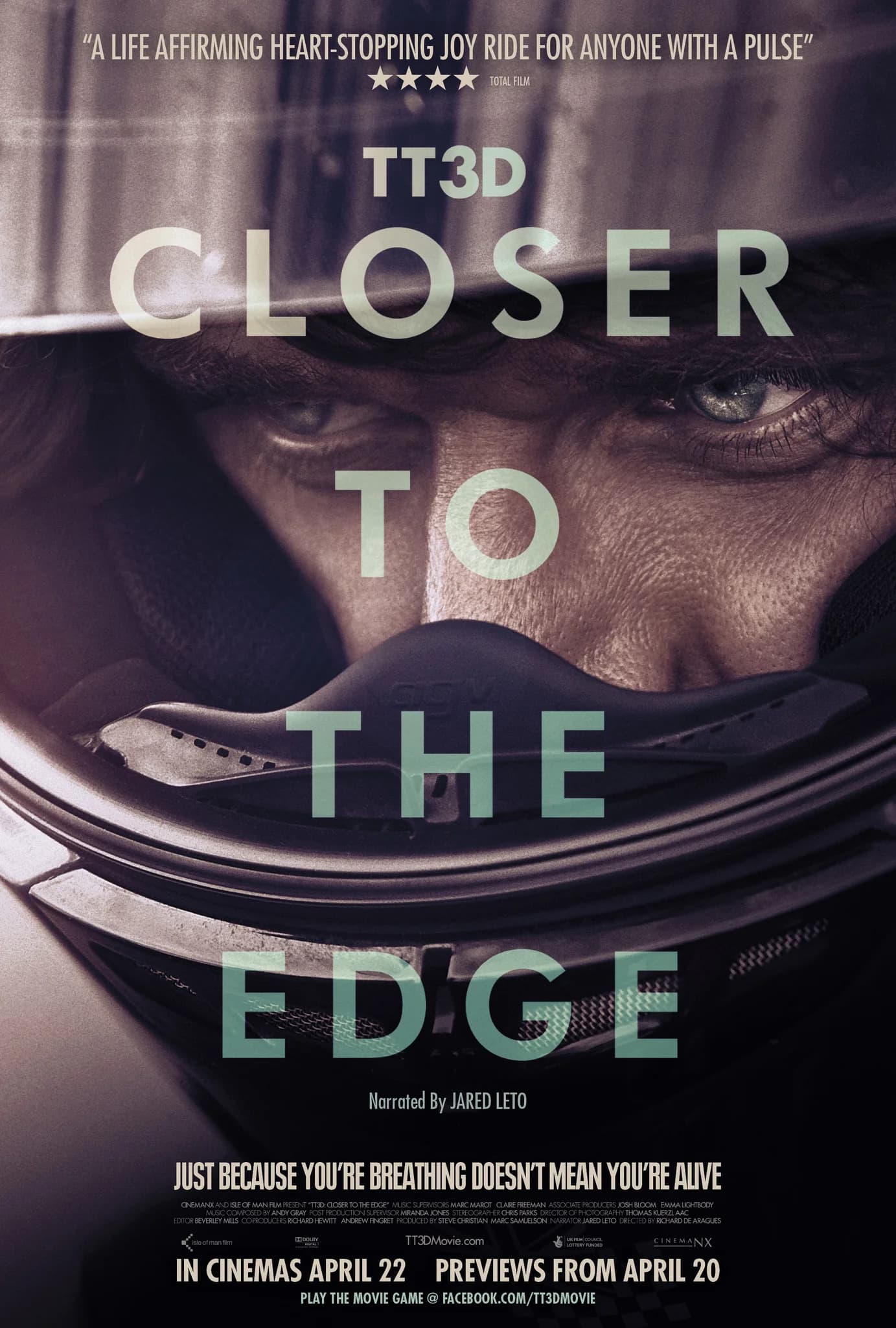 CLOSER TO THE EDGE マン島TTライダー 映画ポスター