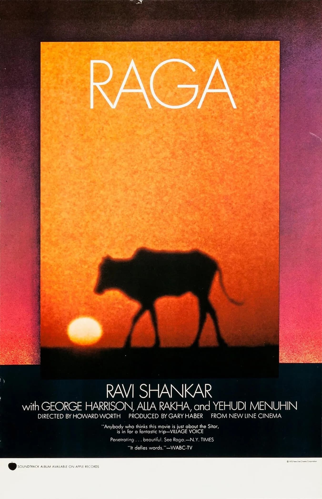 ラヴィ・シャンカール わが魂の詩・ラーガ 映画ポスター